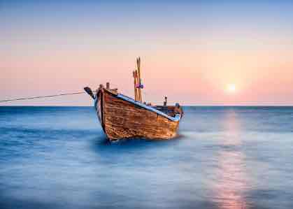 SUNRISE BOAT PRINT 1